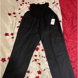 peas in the pod SECRET FIT BELLY BI-STRETCH SUITING STRAIGHT LEG MATERNITY PANTS